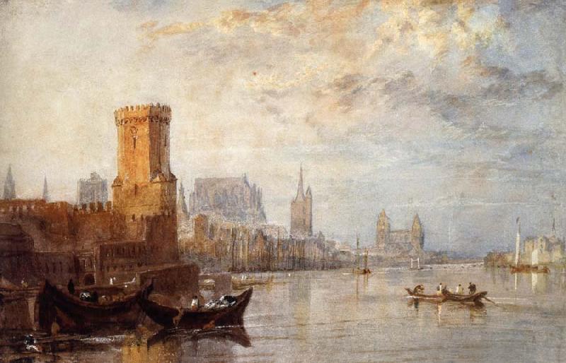 J.M.W. Turner View of Cologne on the Rhine china oil painting image